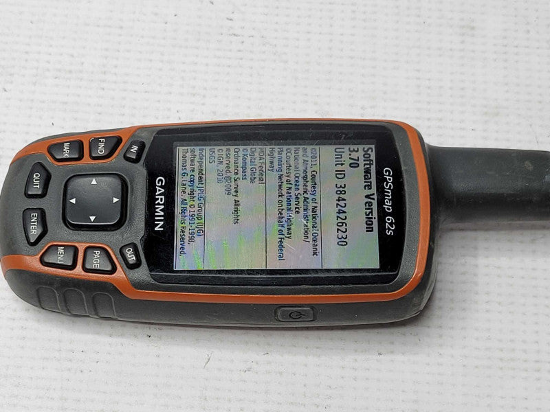 Garmin GPSMAP 62s Handheld GPS Tested good _
