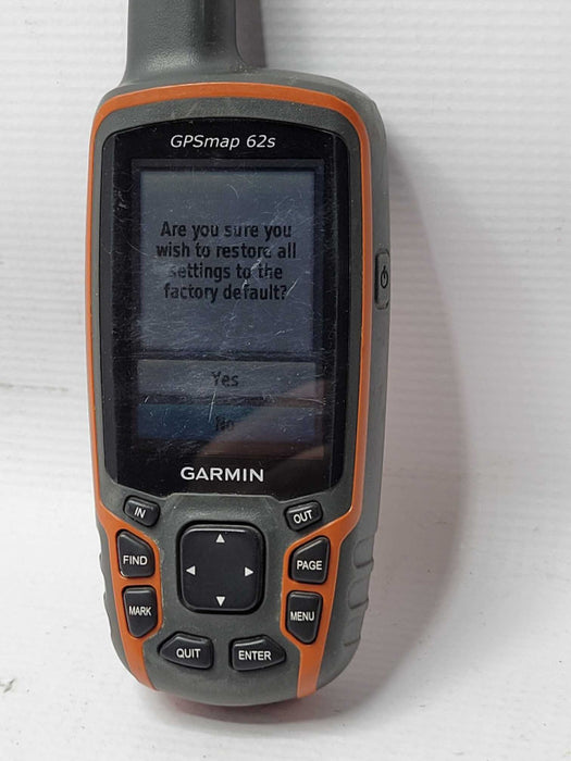 Garmin GPSMAP 62s Handheld GPS Tested good _