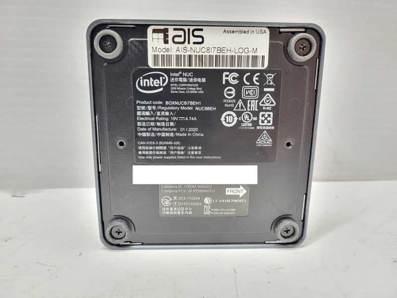 Intel NUC Mini desktop -  i7-8559U @ 2.70GHz 8GB DDR4 256GB M.2 Q$