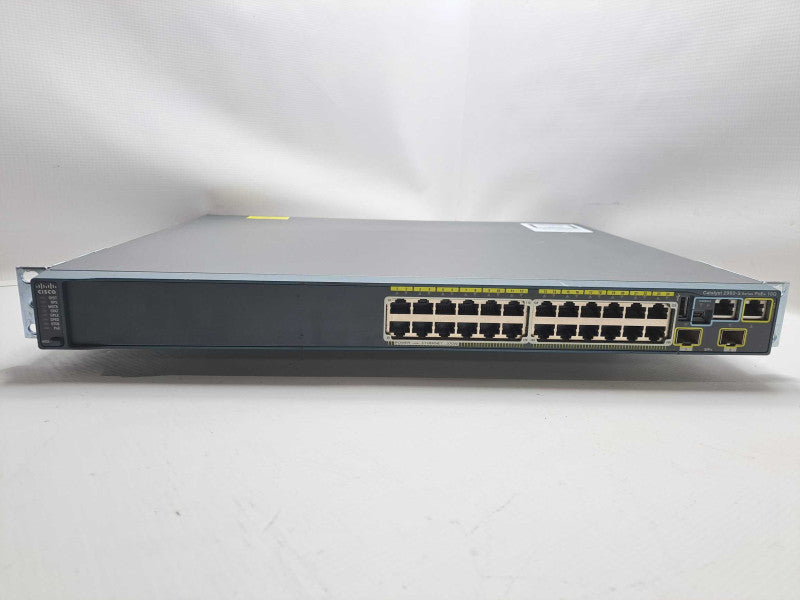 Cisco WS-C2960S-24PD-L 24 Port Gigabit PoE+ 370W Ethernet 2x 10G SFP+ Switch )