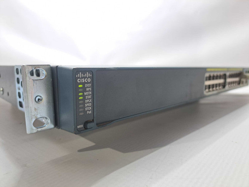 Cisco WS-C2960S-24PD-L 24 Port Gigabit PoE+ 370W Ethernet 2x 10G SFP+ Switch )