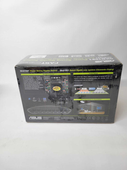 Asus GX-D1081 8-Port Gigabit Ethernet Switch