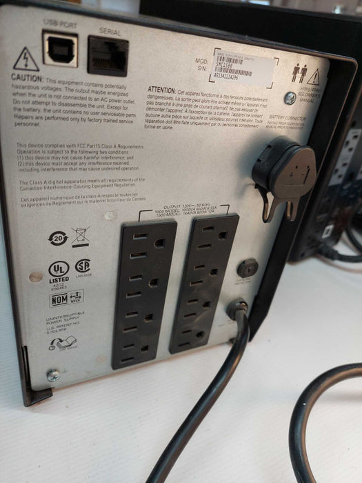 APC Smart UPS C1500 Model: SMC1500