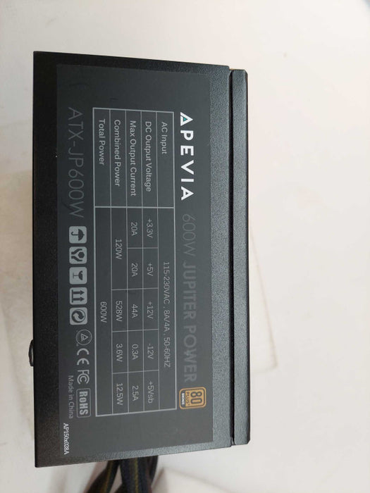ApeVia 600W Jupiter Power Model: ATX-JP600W