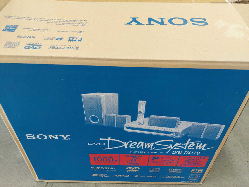 Sony 5.1 Channel Speaker System Model: SS-WS32 Model: HCD-DX170