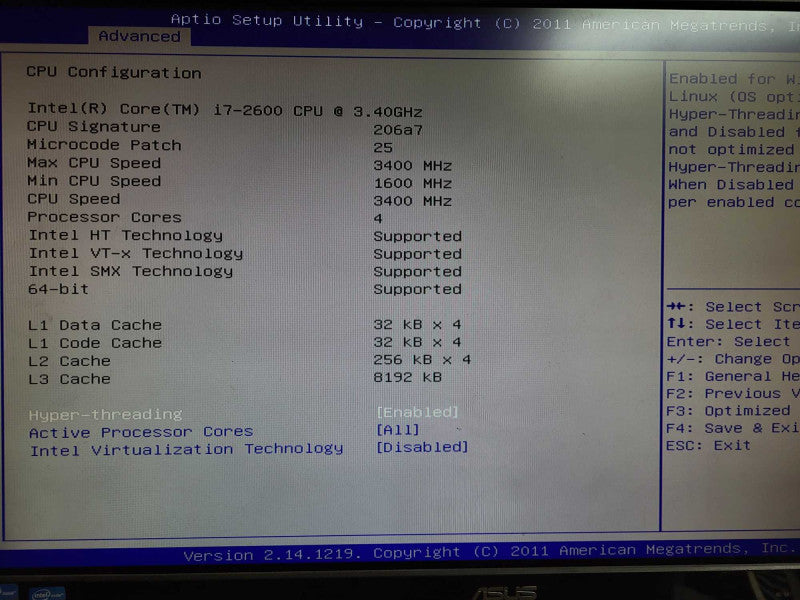 Custom Desktop i7-2600 @ 3.4GHz 8GB DDR3 No HDD $