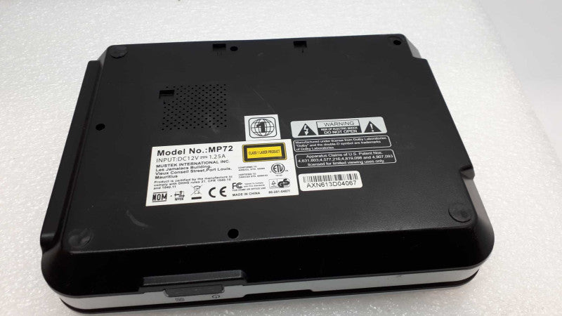 Vintage MUSTEK MP72 Portable DVD Video PLAYER  &