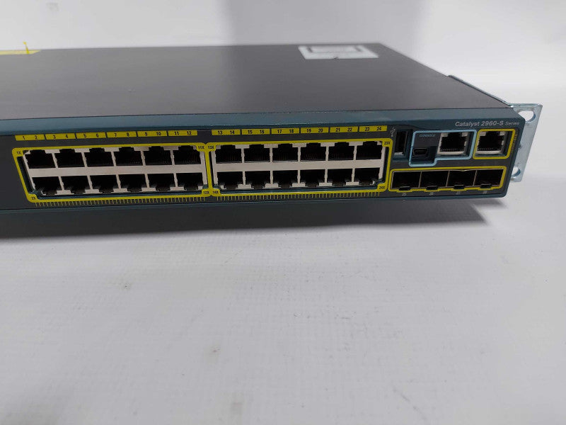 Cisco Catalyst 2960-S Series WS-C2960S-24TS-L Rack mountable managed switch #