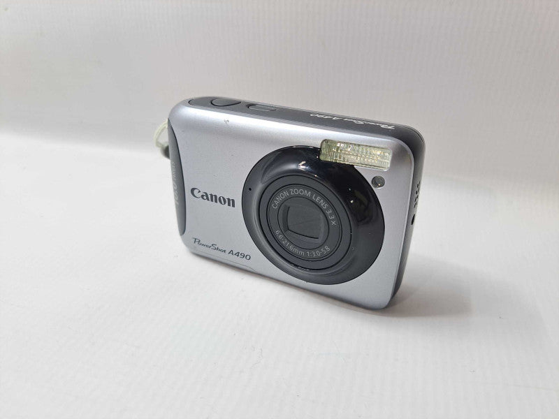 Canon PowerShot A490 10MP Digital Camera (AS-IS) )
