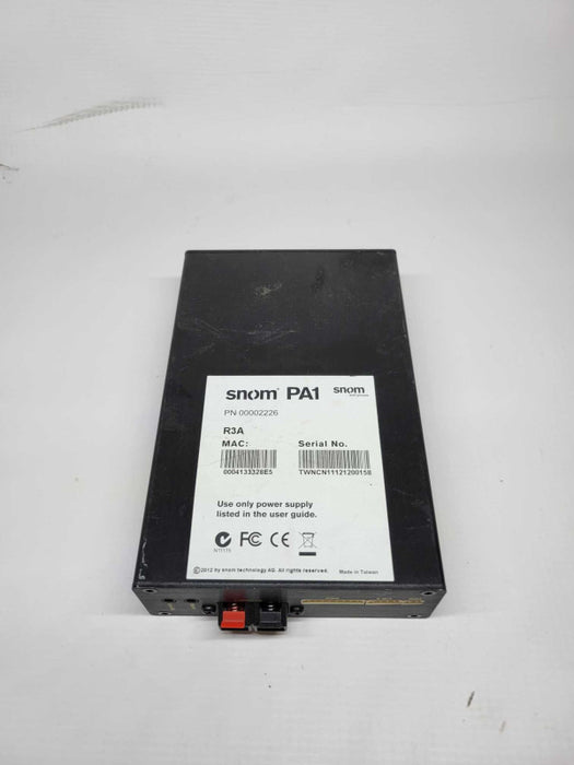 Snom PA1 Broadcast over IP System SIP PoE PA1 Paging Adapter Amplifier