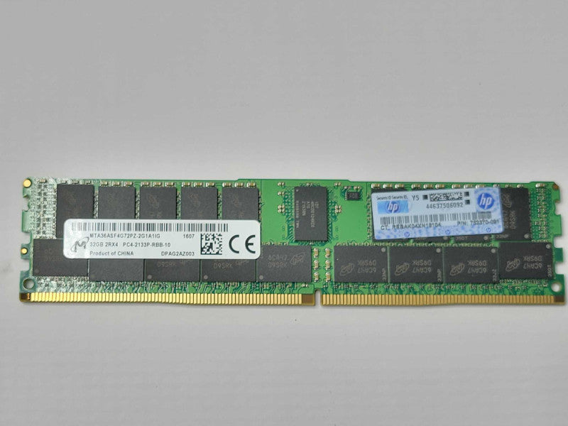 HP/Micron 752370-091 32GB (1X32GB) 2RX4 PC4-2133P Server MEMORY MODULE Q_