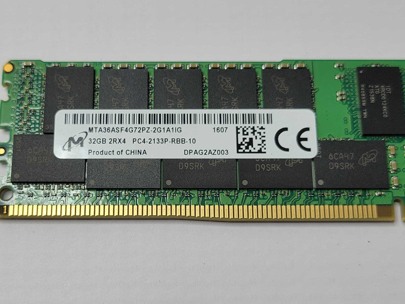 HP/Micron 752370-091 32GB (1X32GB) 2RX4 PC4-2133P Server MEMORY MODULE Q_