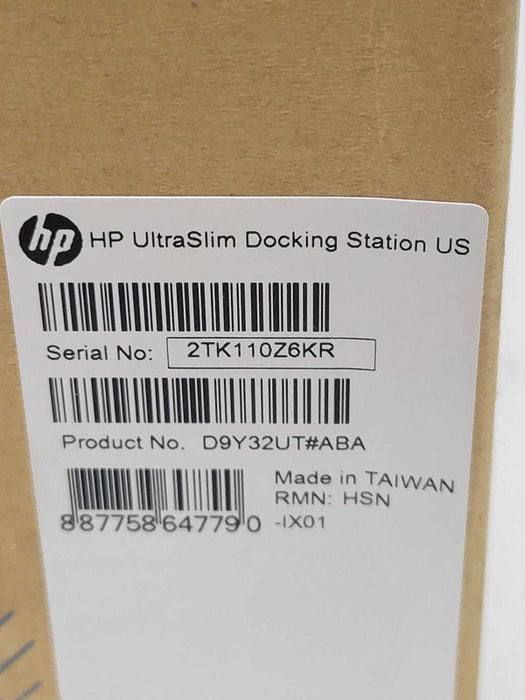 HP UltraSlim HSTNN-IX10 Docking Station w/Cable
