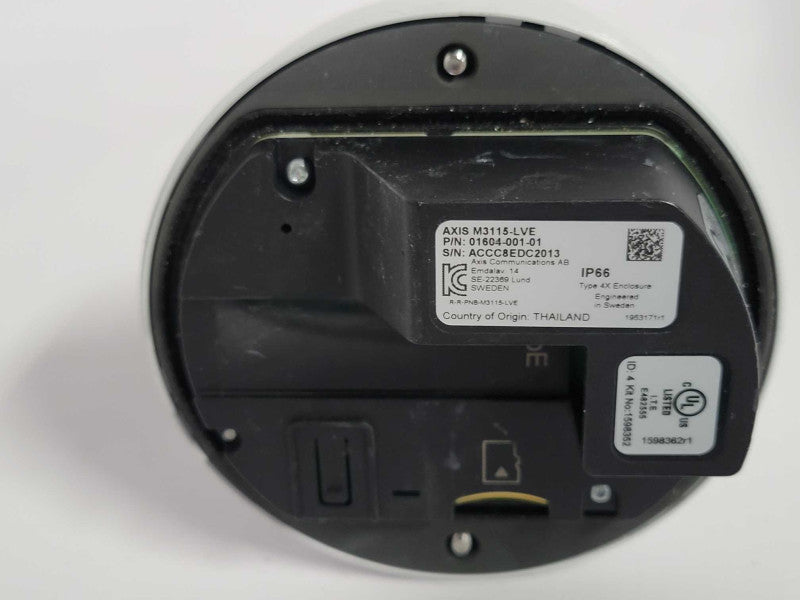 Axis Communications M3115-LVE Network Camera 01604-001-01, read _