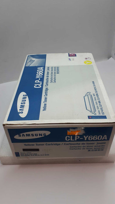 Samsung Yellow Toner Cartridge CLP-Y660A New CLP-610, CLP-660, CLX-6200 6210 &