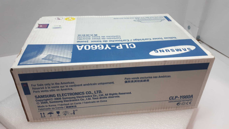 Samsung Yellow Toner Cartridge CLP-Y660A New CLP-610, CLP-660, CLX-6200 6210 &