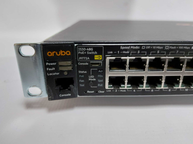 HPE ARUBA 2530-48G PoE+ 48-Port Gigabit Switch J9772A - Factory Reset4.9 #