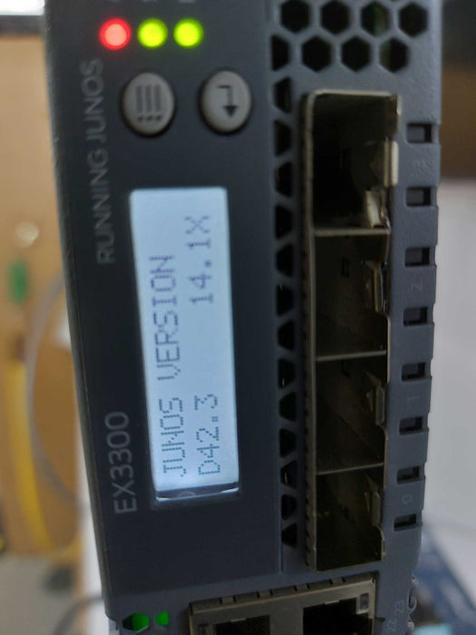 Juniper Networks EX3300 Series Ethernet Switch EX3300-24T - Factory Reset #