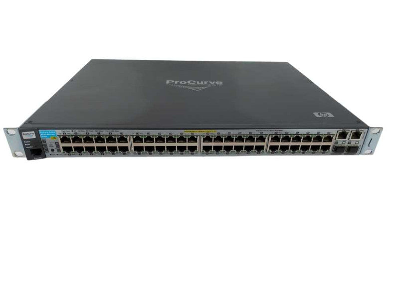 HP 2610-48-PWR J9089A PoE Network Switch 48x ports - Factory Reset  #
