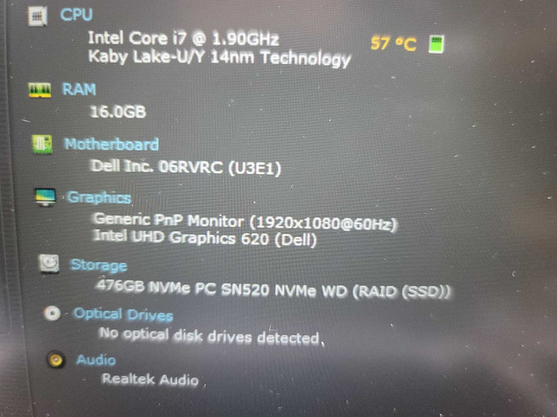 Dell Latitude 5400 i7-8665U @ 1.90GHz, 16GBDDR4, 520GB m.2  QÎ²