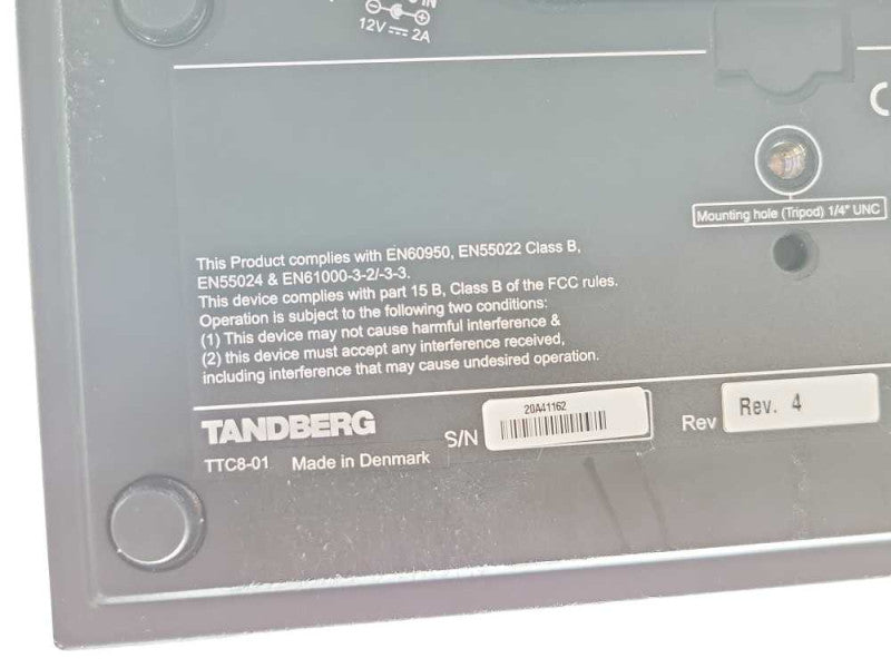Tandberg TTC6-08 Video Conference system with TTC8-01 Camera, READ _