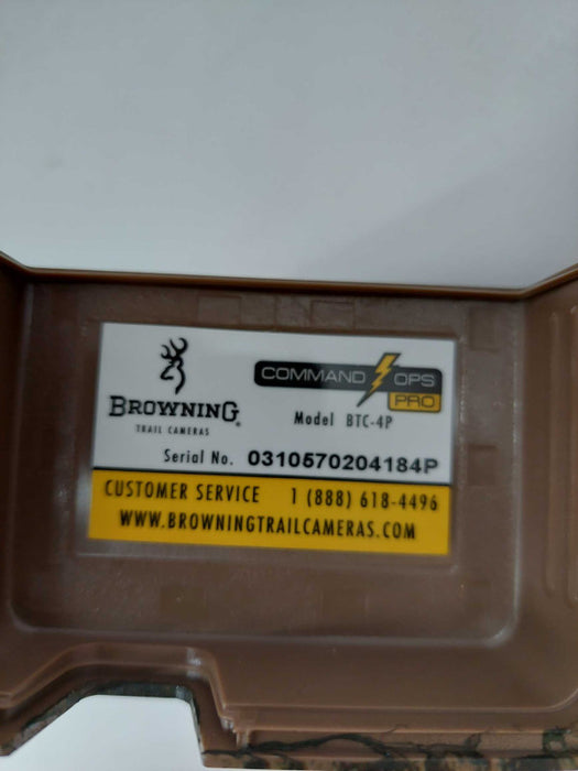 Browning Command Ops Pro Trail Camera Model: BTC-4P