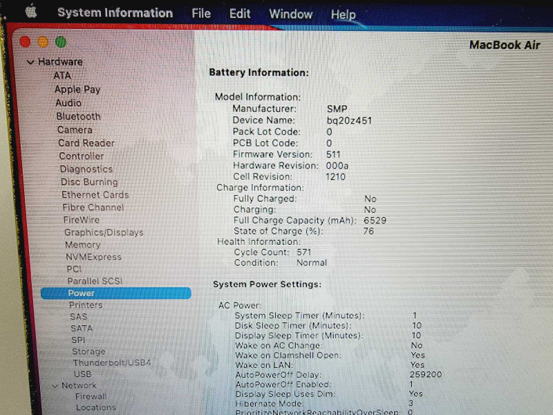 Apple Macbook Air 2013 13\\" Core i5-4250U @ 1.3GHz 4GB DDR3 250GB SSD (