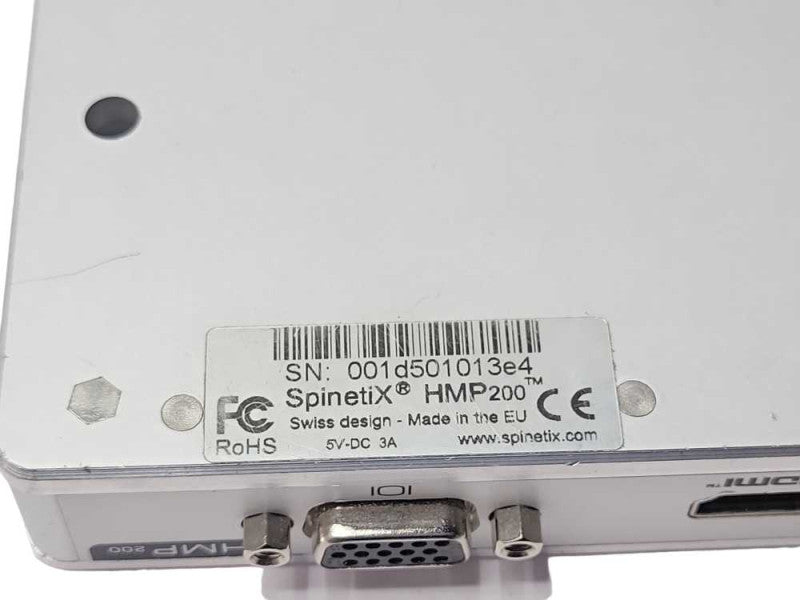 SpinetiX HMP200 Hyper Media Digital Signage Player _
