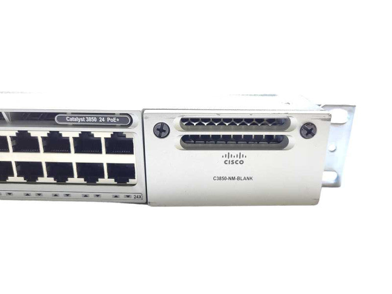 Cisco WS-C3850-24P-S 24-Port Gig PoE+ Switch 1x PWR-C1-715WAC Q$