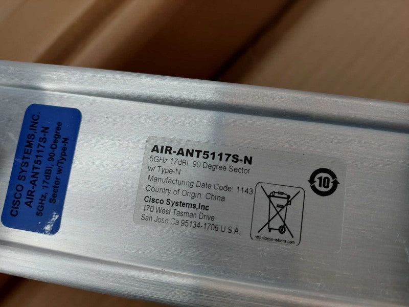 Cisco Sector Polarized Antenna Model: AIR-ANT5117S-N