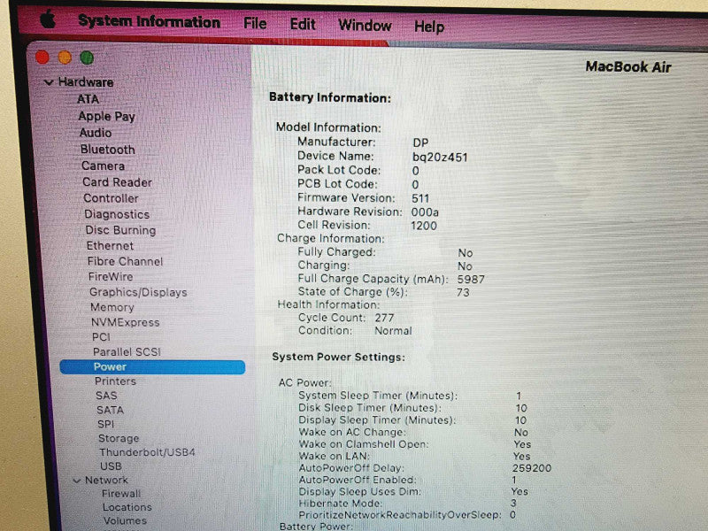Apple Macbook Air 2017 13\\" Core i5-5350U @ 1.8GHz 8GB DDR3 250GB SSD (