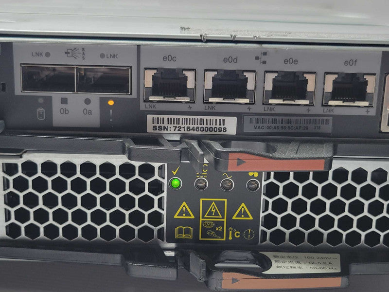NetApp FAS2520 12x 3.5\\" Bay 2x Controller Storage System NAF-1201 2x PSU SEE _