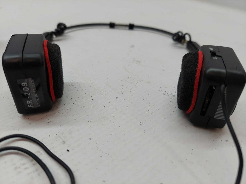 Vintage transmitter headphones with case