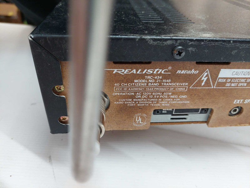 Realistic TRC-434 CB Radio Base Station Model: 21-1548 Navaho