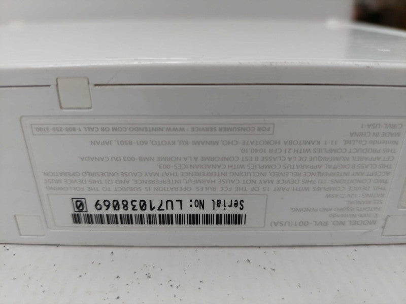 Nintendo Wii Model: RVL-001(USA) For Parts