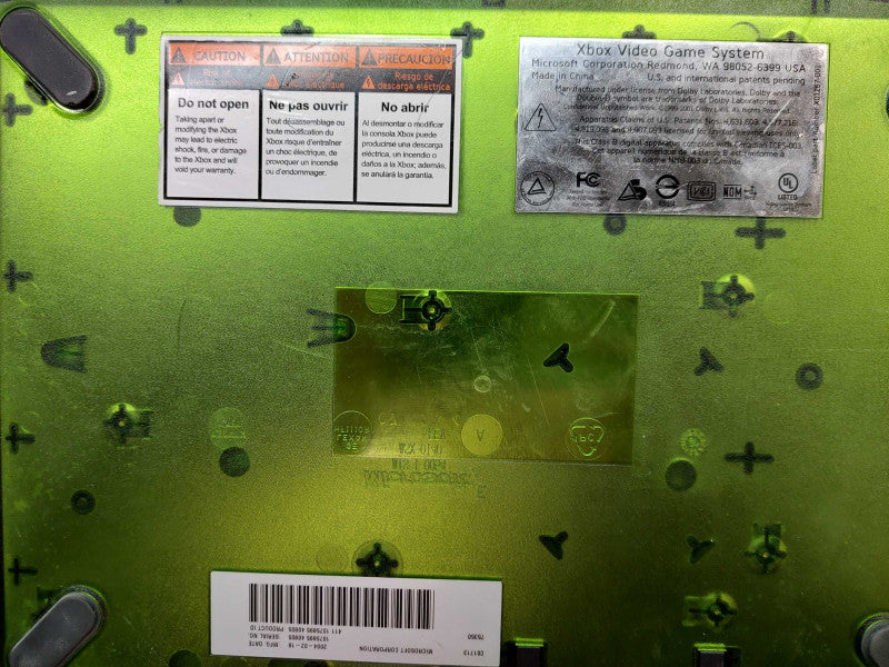 Microsoft Xbox Video Game System OG Green Model: X01267-001 (HALO EDITION)