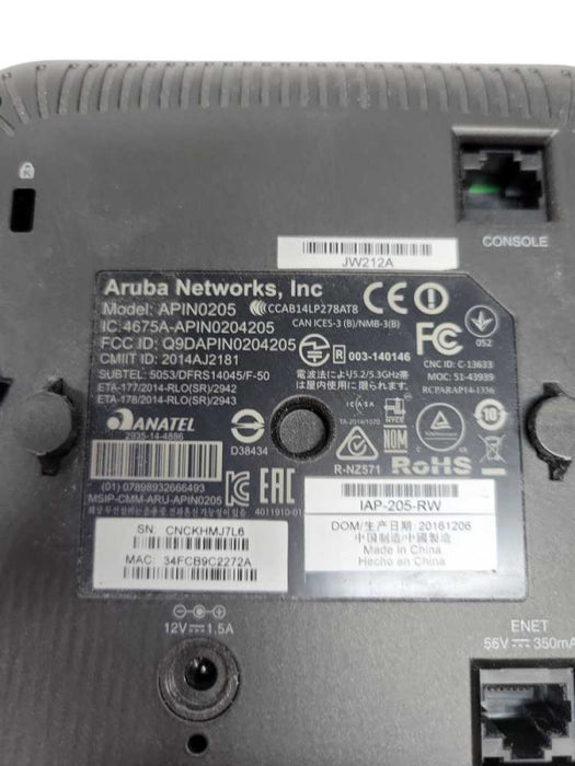 Aruba AP-0205 Wi-Fi Access Point Dual-Band APIN0205 Q& Q