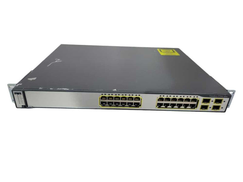 Cisco Catalyst 3750G WS-C3750G-24TS-S1U 24-Port Gigabit Ethernet Switch !