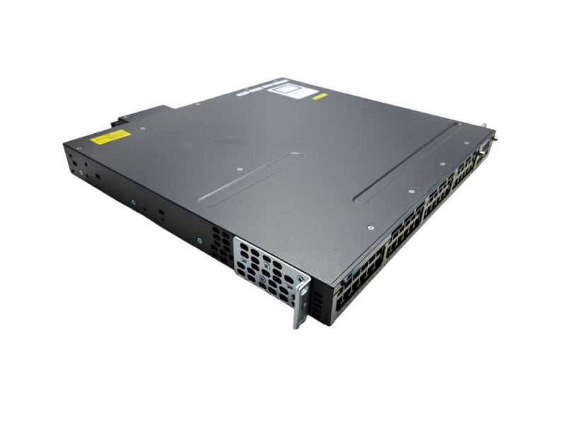 Cisco WS-C3750X-48PF-S 48-Port Gigabit PoE+ Switch w/ 1x C3KX-NM-1G 1x PSU Q)