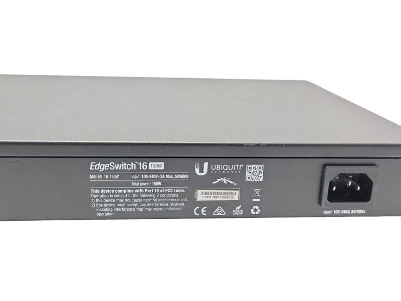 Ubiquiti EdgeSwitch 16 150W ES-16-150W 16-Port  PoE Switch _
