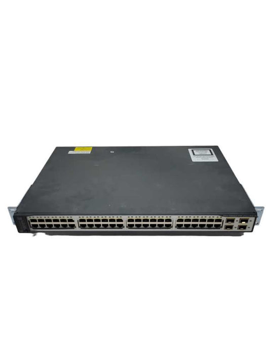 Cisco WS-C3750V2-48PS-E 48 Port PoE Ethernet Switch $\t Q