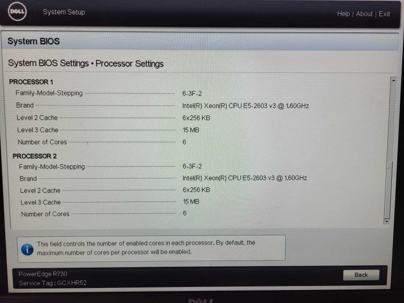 Dell PE R730 2x E5-2606 v3 @ 1.60GHz 32GB DDR4 H730mini RAID 2x PSU 2.5\\" $