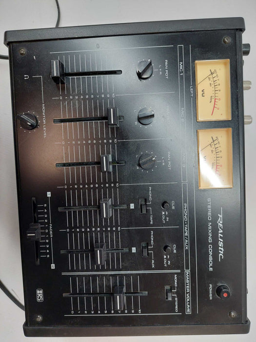 Vintage Realistic Stereo Mixing Console Model: 32-1200B