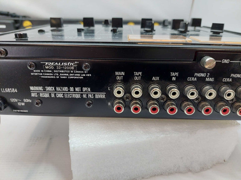 Vintage Realistic Stereo Mixing Console Model: 32-1200B