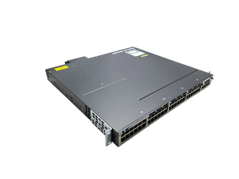 Cisco WS-C3750X-48PF-S 48-Port Gigabit PoE+ Switch w/ 1x C3KX-NM-1G 1x PSU )