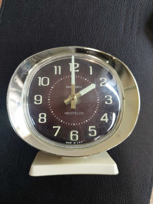 Wind-up Vintage Baby Ben Travel Alarm Clock by WestClox Made in USA