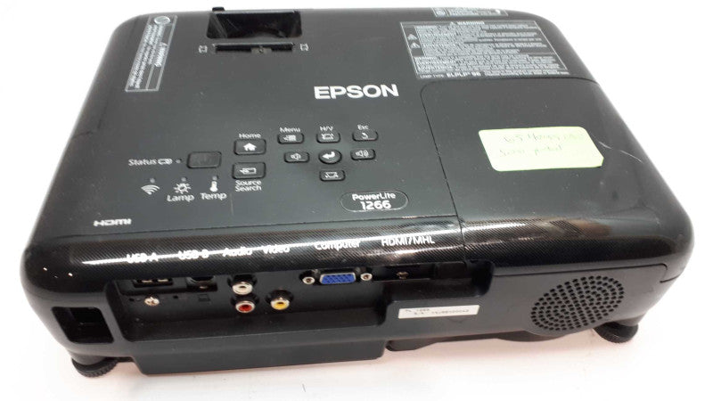 Eposn PowerLite 1266 Wireless WXGA 3LCD Projector H845A &