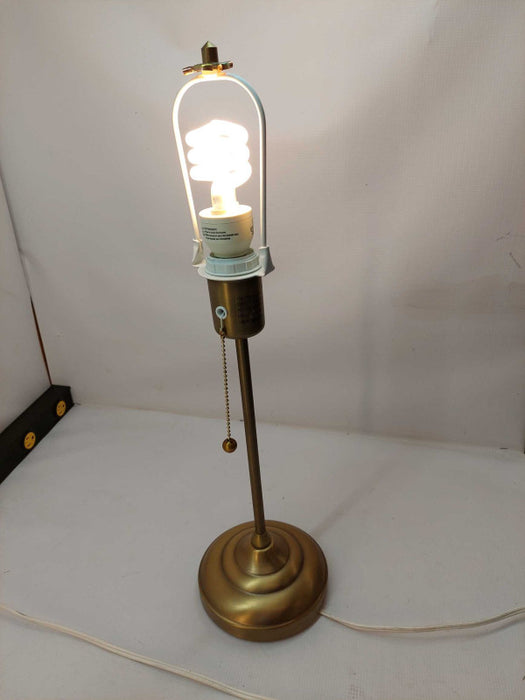 IKEA Lamp no shade brass gold colour with pull chain type: B9819-1