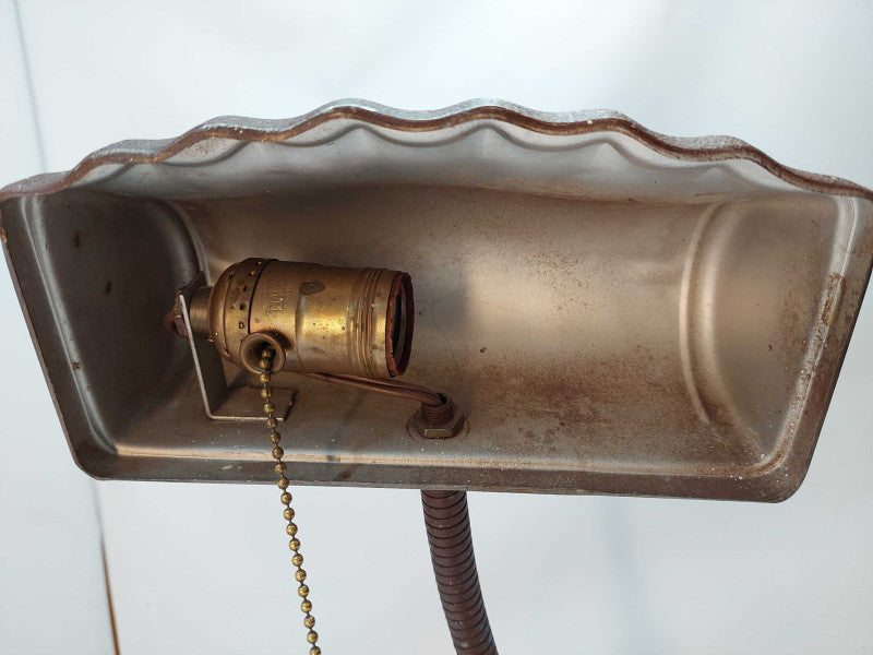Vintage Cast Iron Electrolier Desk Lamp  Made in Montreal