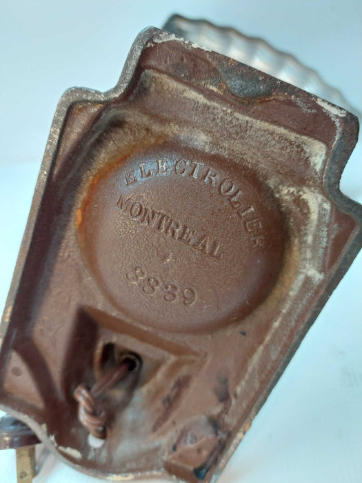 Vintage Cast Iron Electrolier Desk Lamp  Made in Montreal